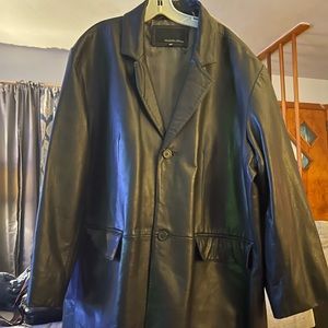 Wilson’s Leather black Men’s Coat. 3x